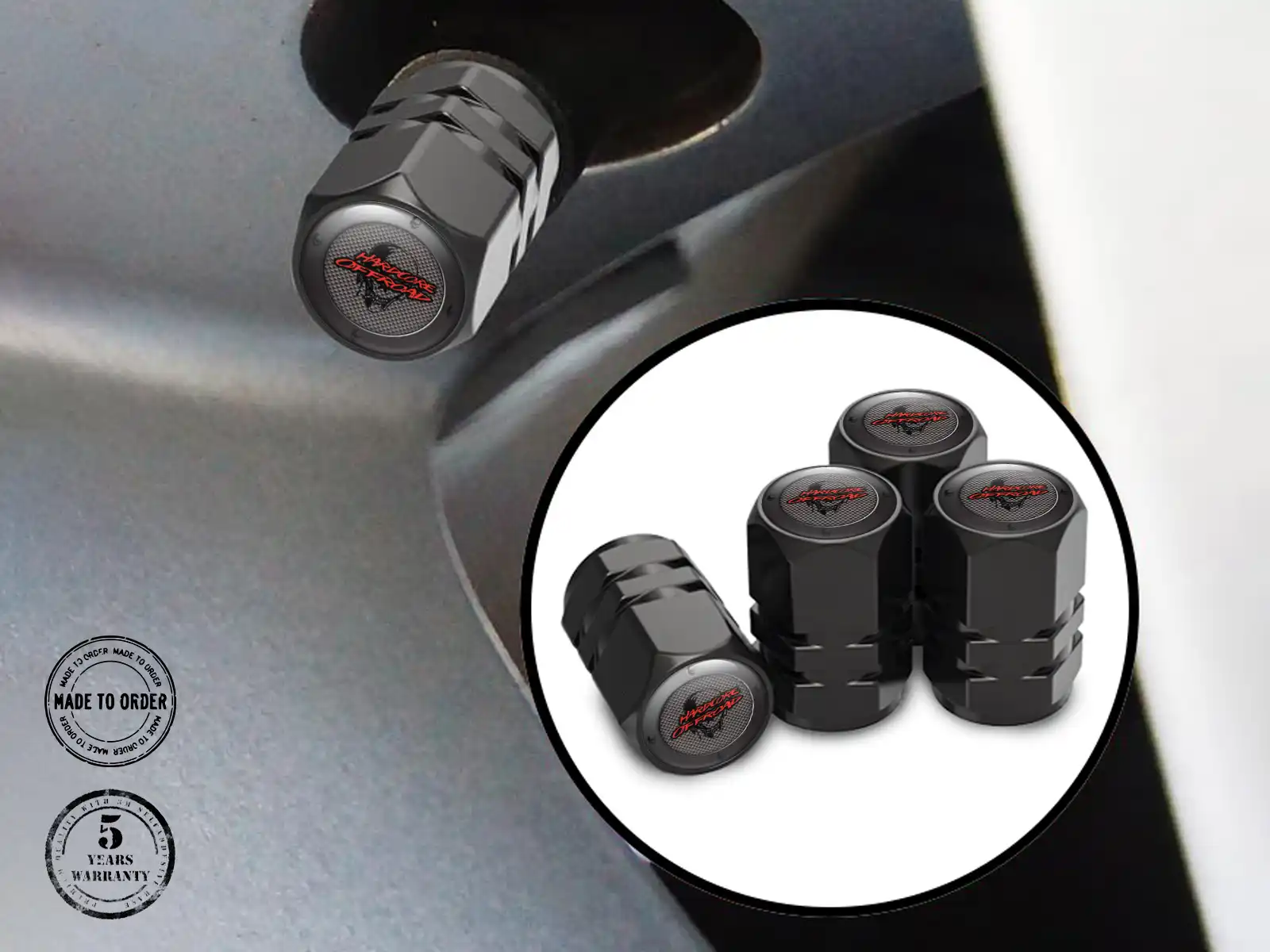 Tyre Valve Caps for Cars Racing Style